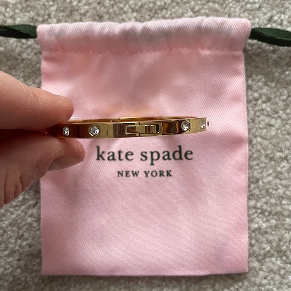 Kate Spade Lemon Bangle with Pink Pouch - Picture 3 of 4